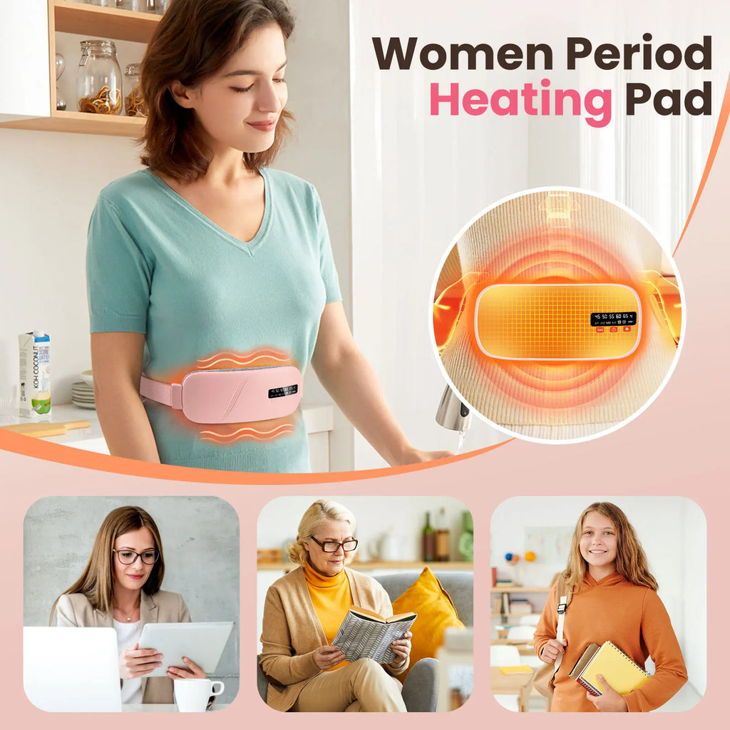 Cinturón Térmico Menstrual PRO - Alivio Rápido con Calor y Vibración