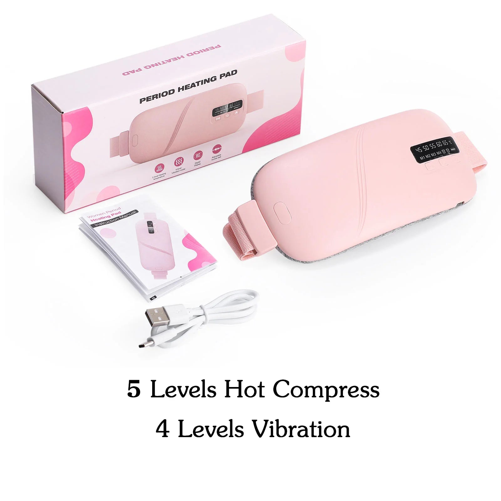 Cinturón Térmico Menstrual PRO - Alivio Rápido con Calor y Vibración